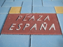 Grabado plaza.